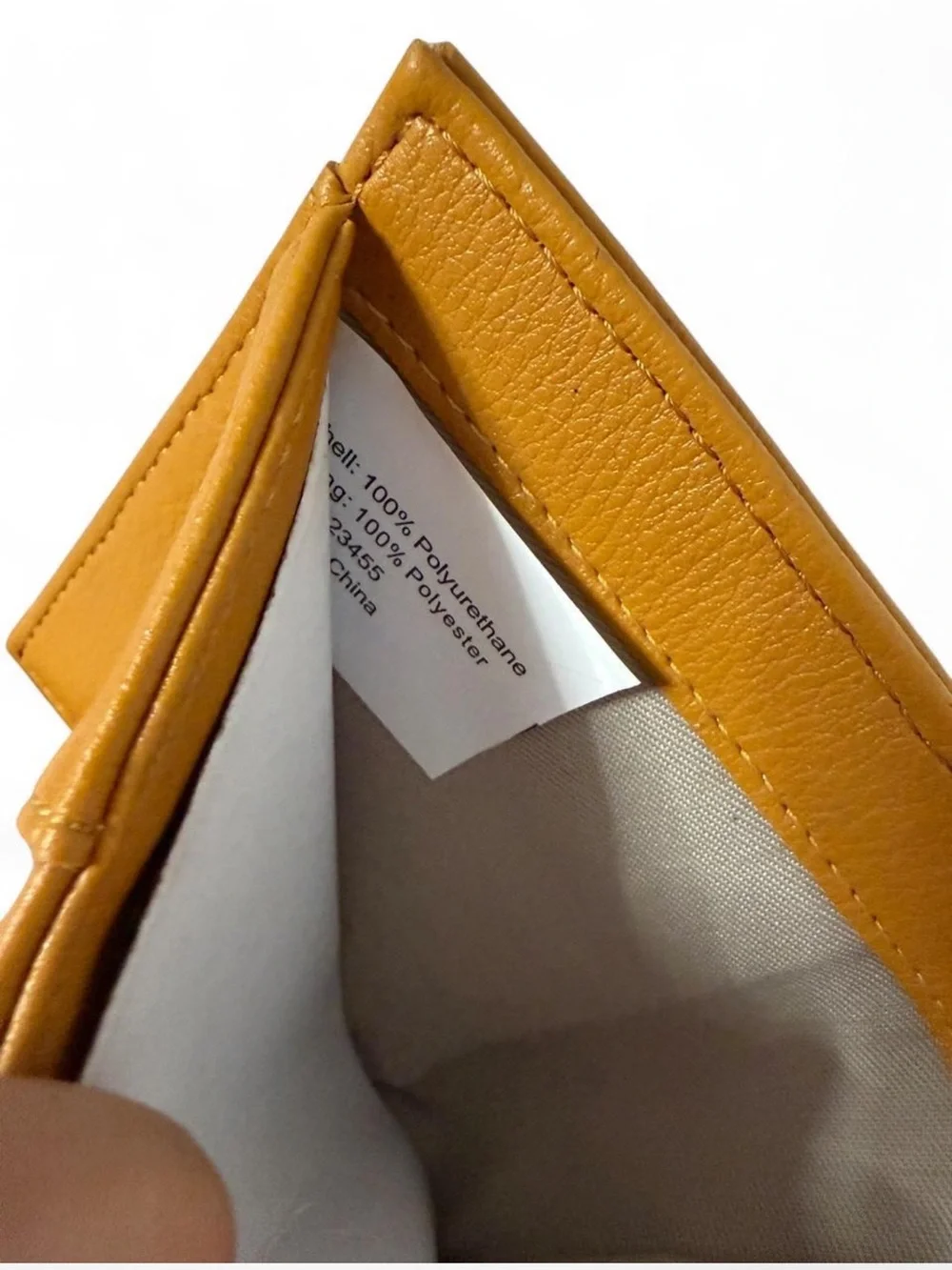 Collection XIIX Mustard Yellow Faux Leather Bifold Wallet – NWT